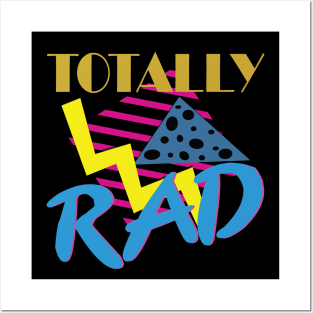 Totally Rad 1980s Vintage Eighties Costume Party Posters and Art